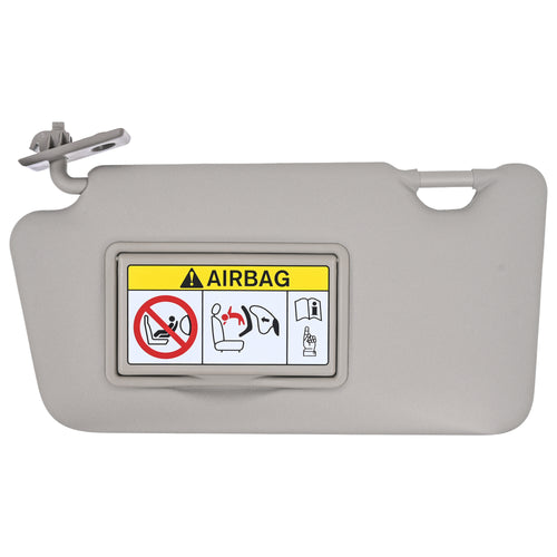 Visera Izquierda Gris Claro Con Espejo Versa 2012-2019