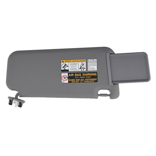 Visera Ty Rav 4 06-12 1 Pieza Con Espejo Con Luz Gris Plastico Tipo Original Del Izq