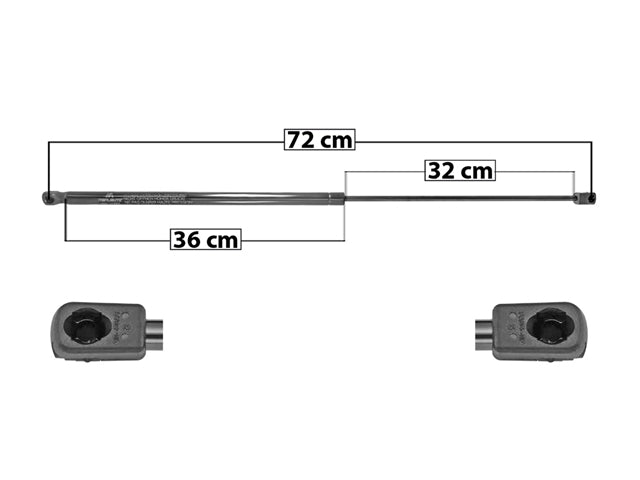 Amortiguador Cofre P/ Audi A6 1999-2001