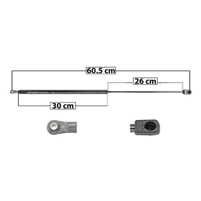 AMORTIGUADOR VIDRIO 5TA PUERTA CV BLAZER 95-04 DER/IZQ SP