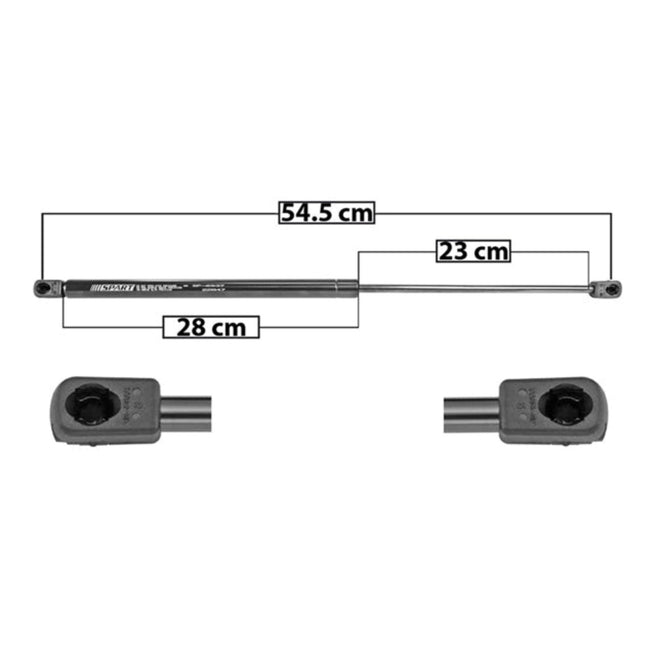 AMORTIGUADOR 5TA PUERTA CV CHEVY 94-12 PARA LIMPIADOR TRASERO 54.5 CM 28 CM 23 CM DER/IZQ SP