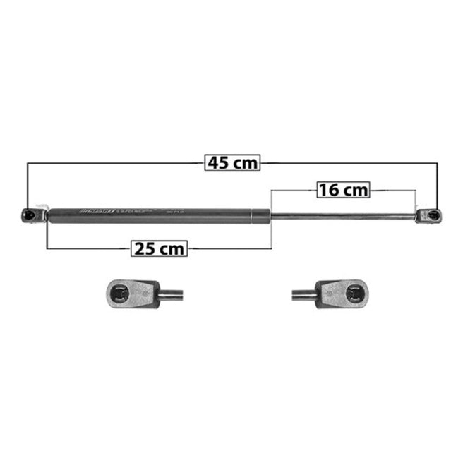 AMORTIGUADOR VIDRIO 5TA PUERTA CV TAHOE 95-99 DER/IZQ SP