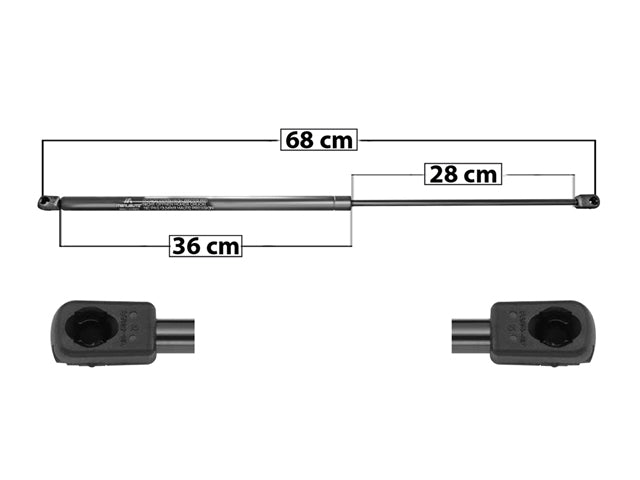 Amortiguador Cofre para Volkswagen Beetle 1998-2005