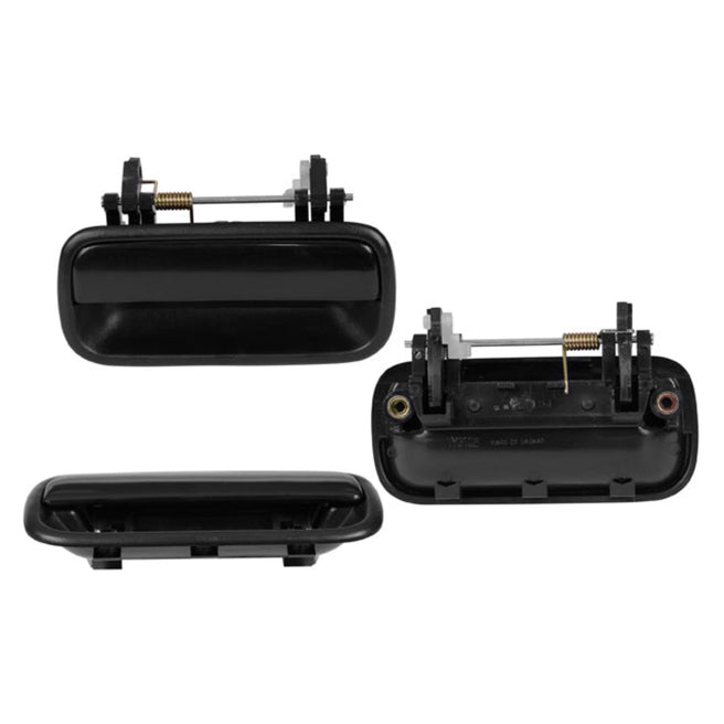 Manija Exterior Ty Hilux Trasera 89-97 Negra Corrugada Tw Izq