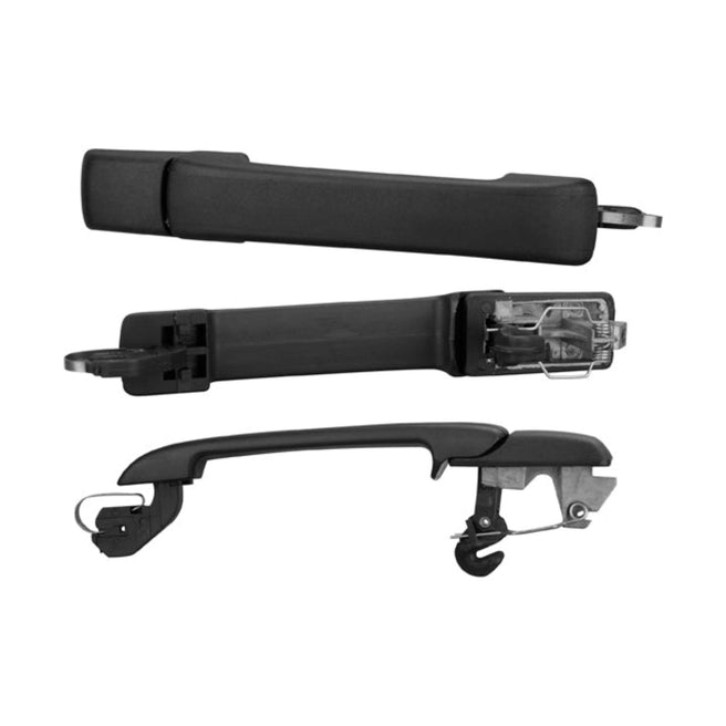 Manija Exterior Vw Golf 93-99 Pata Corta Corrugada Negra Plastico Delantera Der/Tras Der/Izq