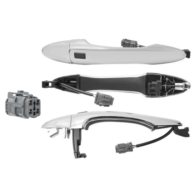 Manija Exterior Ki Sportage 15-16 Sin Hoyo Para Llave Con Sensor Cromada Plastico Delantera Der