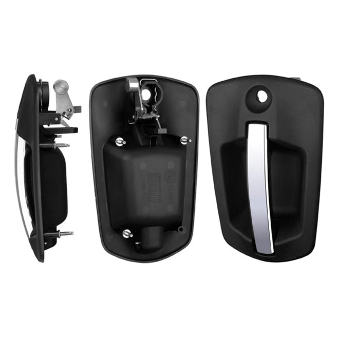 Manija Exterior Fr Cascadia Delantera 18-24 C/Hoyo P/Llave Corrugada Negro/Cromo Der