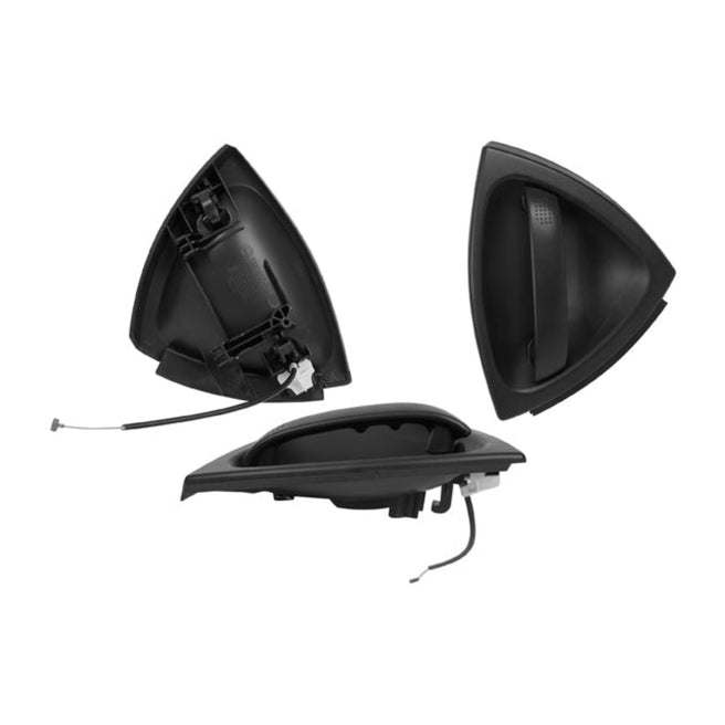 Manija Exterior Sm Fortwo W450 98-07 Sin Hoyo Para Llave Corrugada Negra Plastico Delantera Der