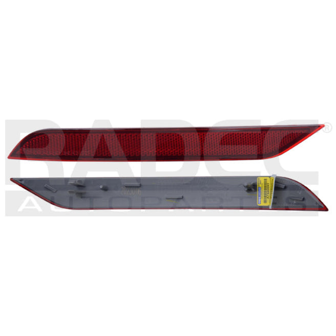 Reflejante Fascia Izquierdo Rojo Mustang Mach-E 21-22 DEPO