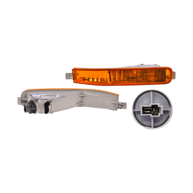 Cuarto Frontal Hd Accord 92-93 2 Y 4 Puertas Ambar C/Foco Depo Izq