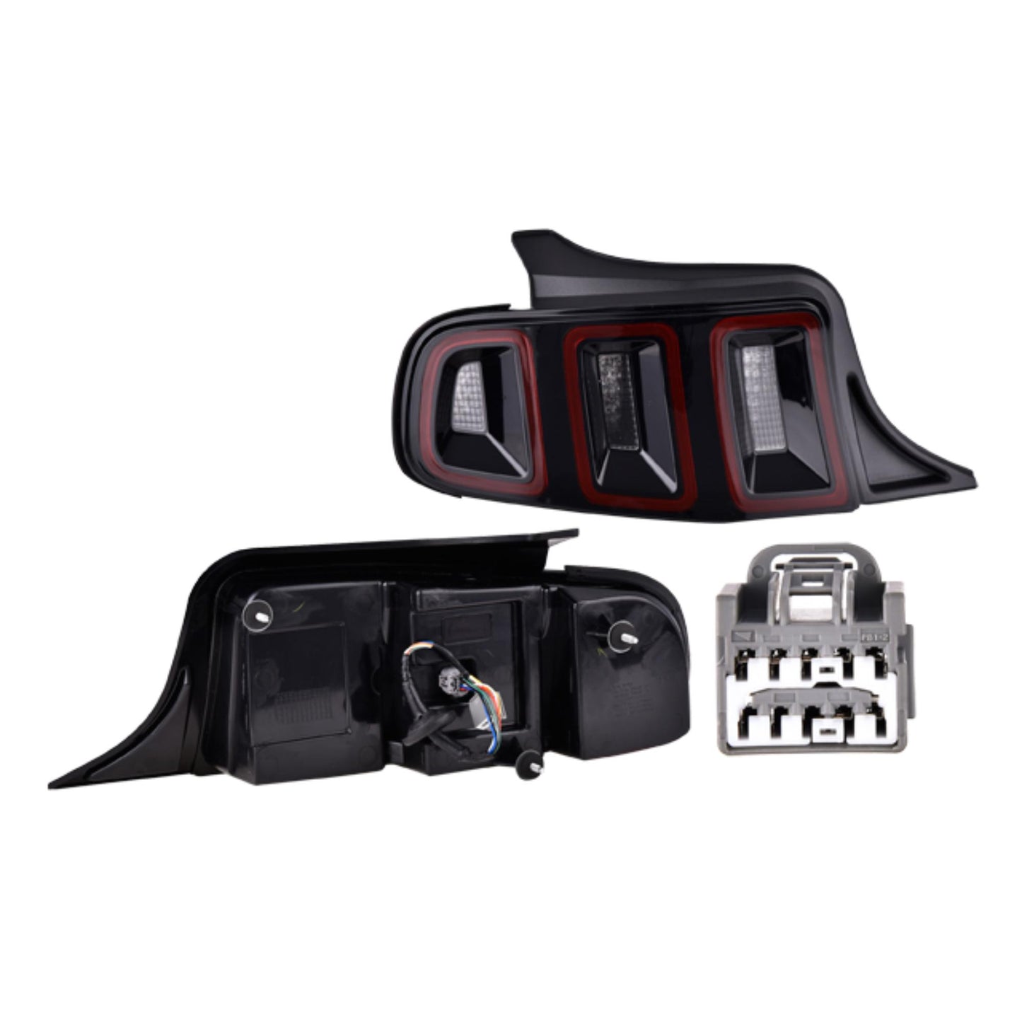 Calavera Fd Mustang 13-14 C/Leds Depo Izq P/ Ford Mustang 2013-2014