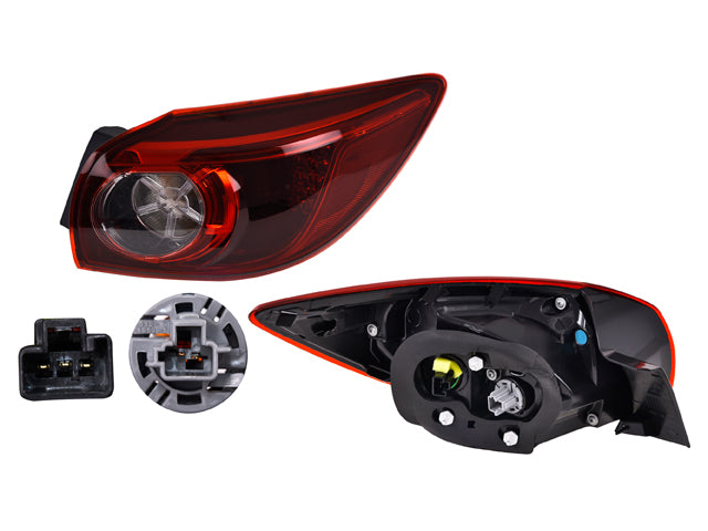 Calavera Exterior P/ Mazda 3 2014-2018