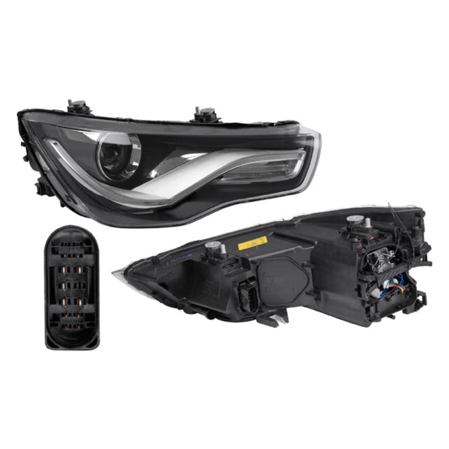 Faro Ad A1 11-15 Electrico C/Motor C/Leds P/Foco Xenon Depo Der P/ Audi A1 2011-2015