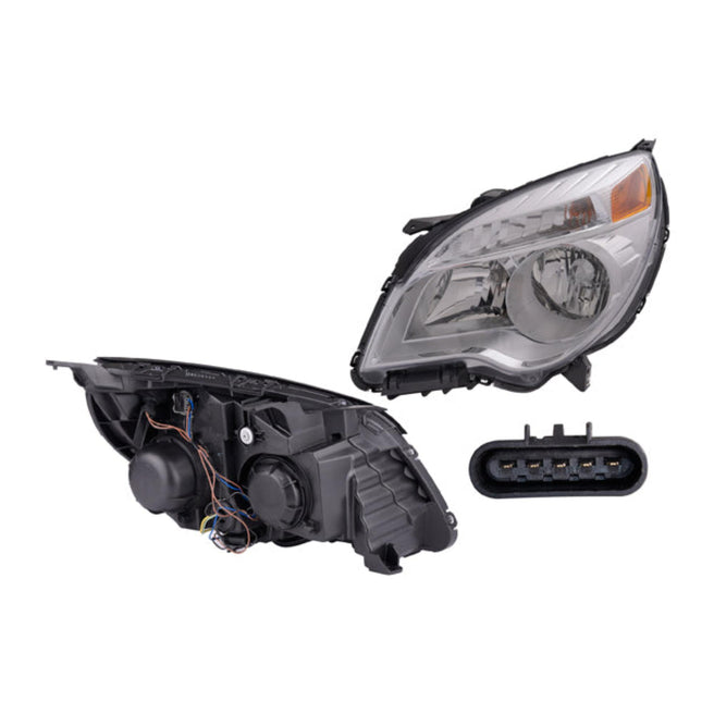 Faro Cv Equinox Ls/Lt 10-15 S/Lupa C/Foco Depo Izq P/ Chevrolet Equinox 2010-2015