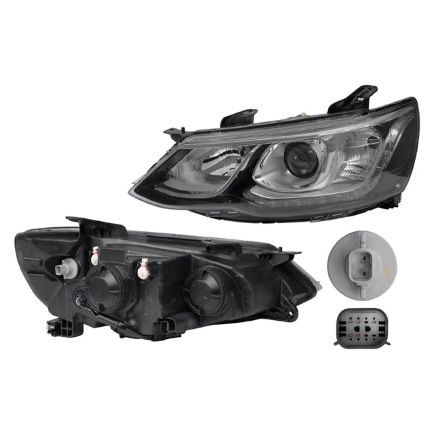Faro Cv Sonic Manual C/Leds Depo Izq P/ Chevrolet Sonic 2017-2019