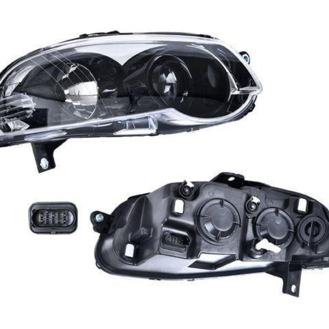 Faro Dg Ram 700 15-20 Fondo Cromado/Negro S/Foco Depo Der P/ Dodge Ram 700 2015-2020