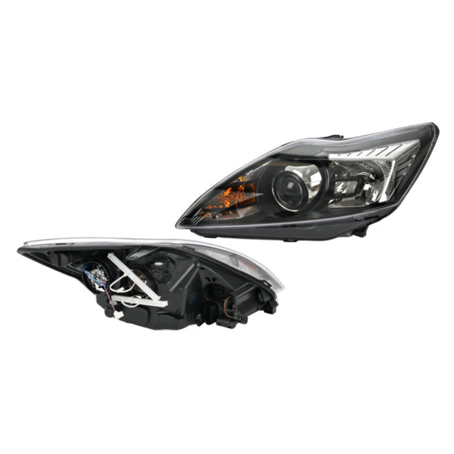 Faro Fd Focus 09-11 Fondo Negro C/Lupa Tyc Izq P/ Ford Focus 2009-2011