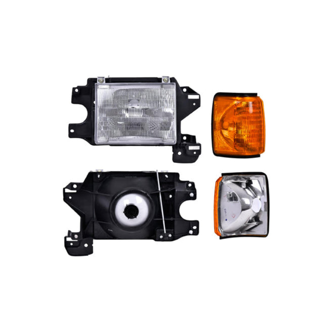 Faro Fd F-150 87-91 Filo Negro C/Cuarto S/Foco Depo Der P/ Ford F-150 1987-1991