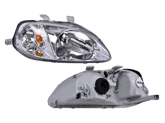 Faro Hd Para Honda Civic 1999-2000