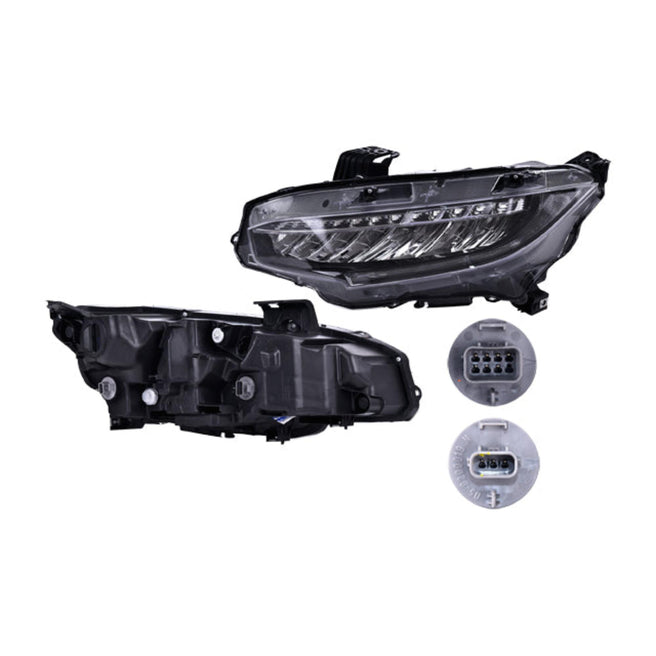Faro Hd Para Honda Civic 2017-2020