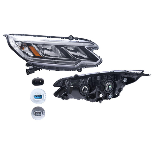 Faro Hd Cr-V Ex Se C/Luz De Dia C/Leds C/Foco Depo Der P/ Honda Cr-V 2015-2016