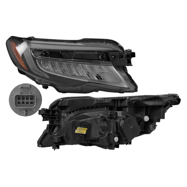 Faro Hd Pilot Full Led Dep Der Para Honda Pilot 2019-2022