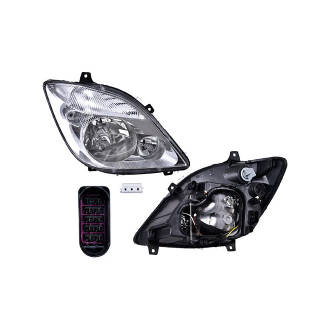 Faro Mc Sprinter 07-13 Electrico S/Faro Niebla P/9 Pines S/Foco Depo Der P/ Mercedes Benz Sprinter 2007-2013