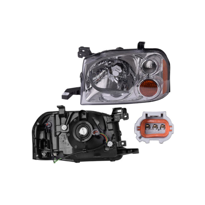 Faro Ns D22 08-15 Manual/Electrico S/Cubierta P/Foco S/Foco Halogeno Depo Izq P/ Nissan D22 2008-2015