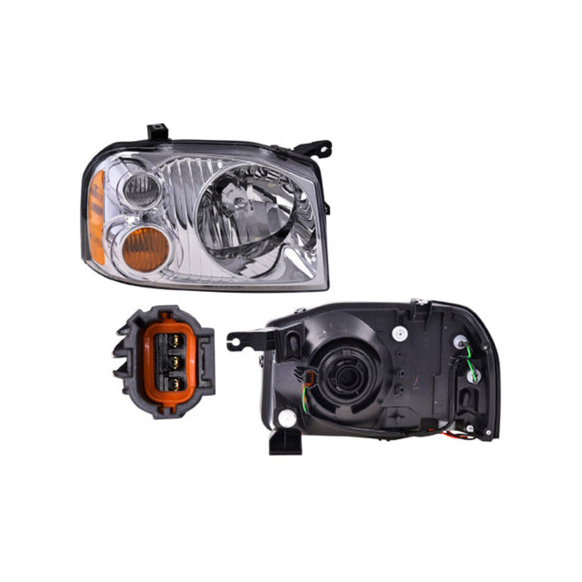 Faro Ns Frontier Xe 01-04 Mica Clara S/Foco Depo Der P/ Nissan Frontier 2001-2004