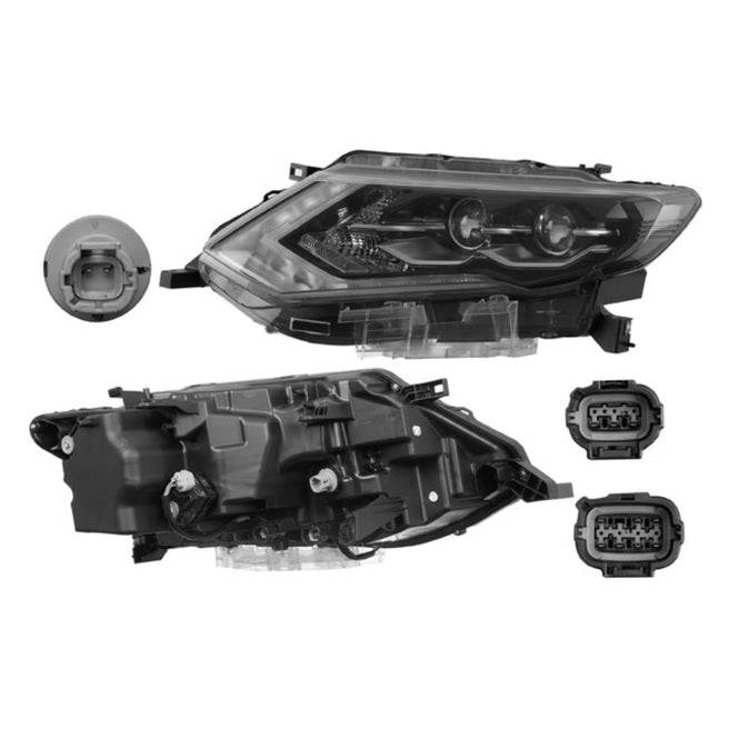 Faro Izquierdo LED Con Lupa X-Trail 2018-2022