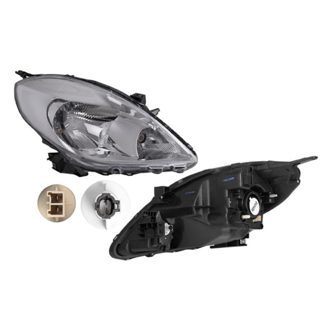 Faro Ns Versa 12-14 Manual S/Foco Depo Der P/ Nissan Versa 2012-2014