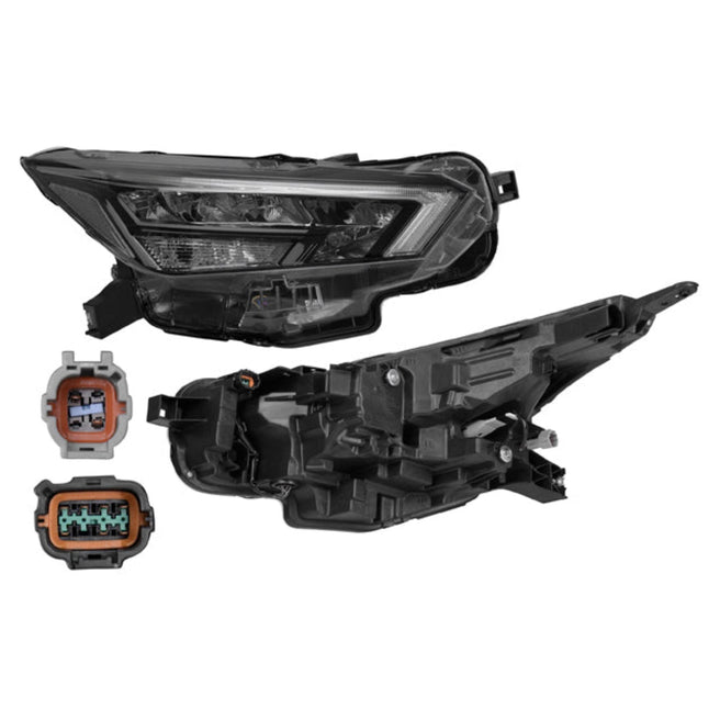 Faro Ns Versa 20-24 C/Leds Exclusive/Sr/Platinum Tyc Der P/ Nissan Versa 2020-2024