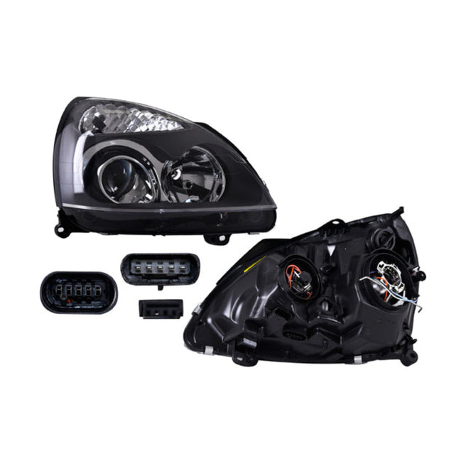 Faro Rn Clio Sport 02-10 Electrico S/Motor C/Lupa P/Foco Xenon S/Foco Depo Der P/ Renault Clio 2002-2010
