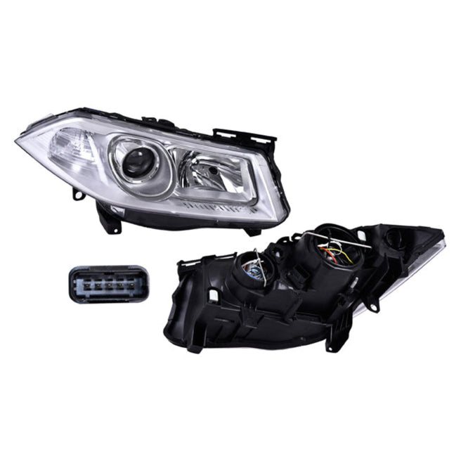 Faro Rn Megane Ii 07-10 Electrico S/Motor P/Foco Halogeno S/Foco Depo Der P/ Renault Megane 2007-2010