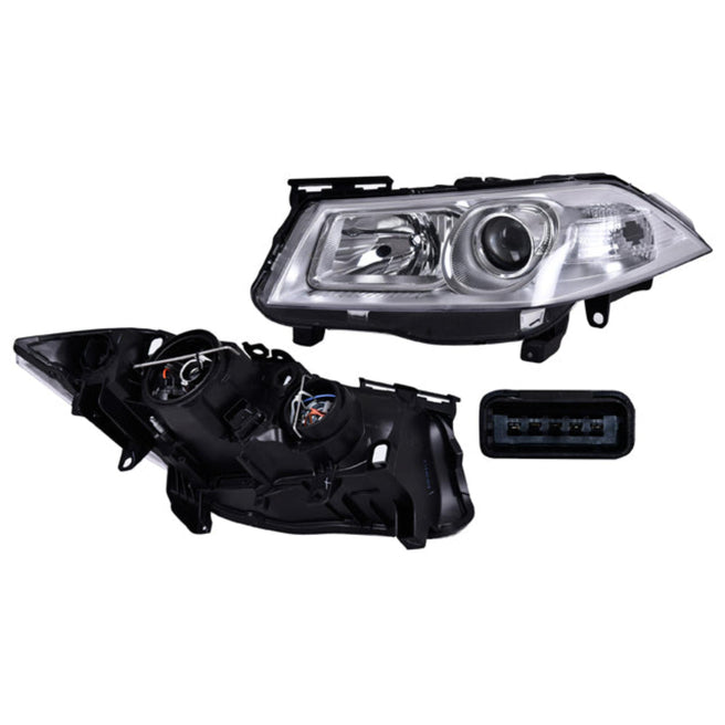 Faro Rn Megane Ii 07-10 Electrico S/Motor P/Foco Halogeno S/Foco Depo Izq P/ Renault Megane 2007-2010