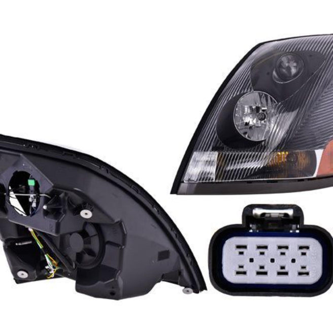 Faro Izquierdo para Volvo Vnl 2004-2017 Con lupa