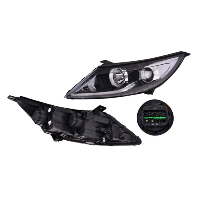 Faro Ki Sportage 16 Electrico C/Leds S/Foco Depo Izq P/ Kia Sportage 2016-2016