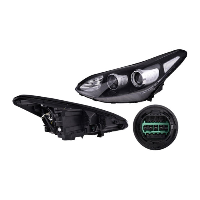 Faro Electrico C/Leds S/Foco Depo Izquierdo P/ Kia Sportage 2016-2022