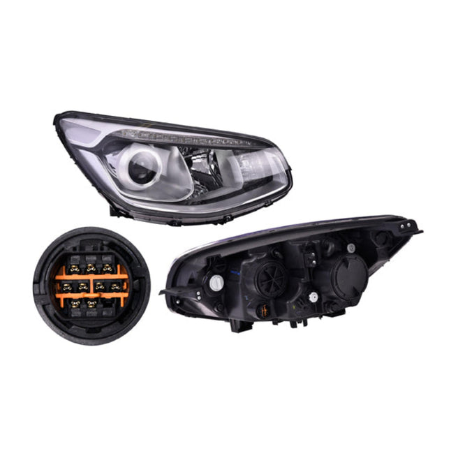 Faro Electrico S/Motor P/Foco Halogeno C/Leds S/Foco Depo Der P/ Kia Soul 2016-2019