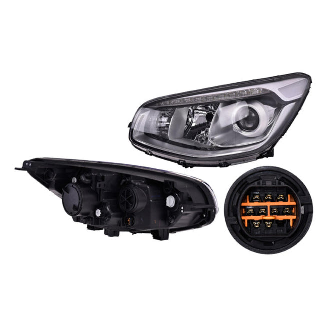 Faro Ki Soul 16-19 Electrico S/Motor P/Foco Halogeno C/Leds S/Foco Depo Izq P/ Kia Soul 2016-2019