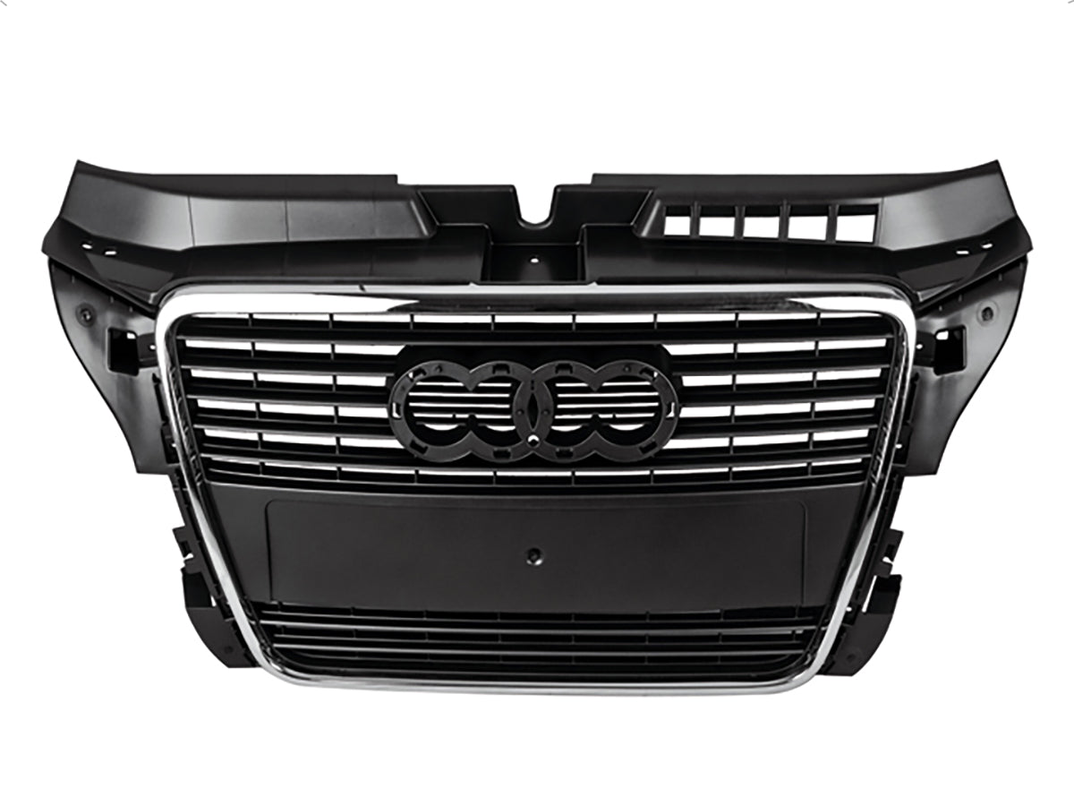 Parrilla Ad A3 09-12 C/Moldura Cromada P/ Audi A3 2009-2012