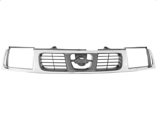Parrilla Ns Frontiers 98-00 Cromada/Gris Se/Xe L4/V6 4/6 Cilindros 2. P/ Nissan Frontier 1998-2000
