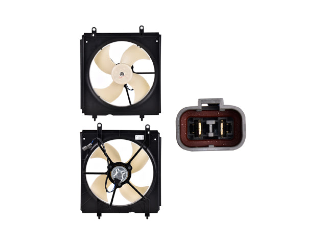 Motoventilador de Radiador Sencillo para Honda Accord 1998-2002 L4 2.3L Completo 2 Pines