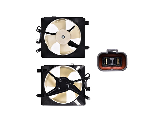 Motoventilador de Aire Acondicionado Sencillo para Honda Civic 2001-2005 L4 1.3L L4 1.7L L4 2.0L Completo 2 Pines