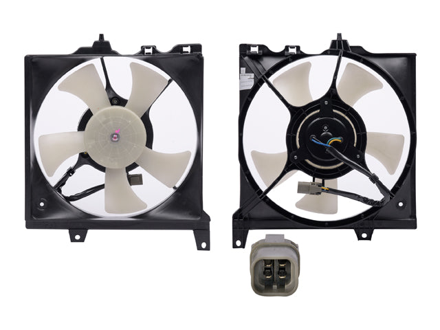 Motoventilador de Radiador Sencillo para Nissan Sentra 1991-1994 L4 1.6L L4 2.0L Completo 4 Pines