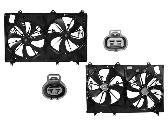 Motoventilador para Toyota Highlander 2008-2013