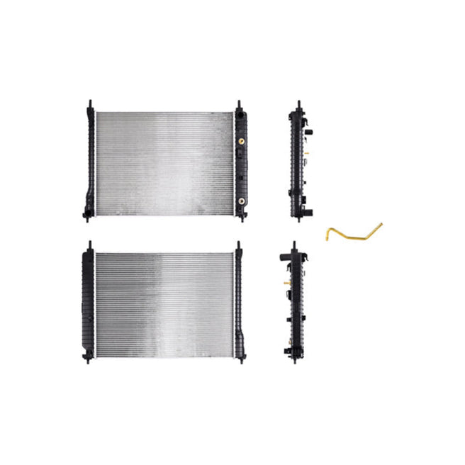 Radiador Cv Captiva 06-11 L4 V6 2.4, 3.0, 3.2 Lts C/S Aa Aut 26 3/8X20X26Mm Alum Sold Polar