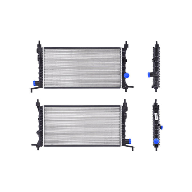 Radiador Cv Chevy Pop/Swing/Joy 95-12 L4 1.4,1.6 Lts S/Aa Std 20 6/7X11 2/9X34Mm Alum Mec Nac