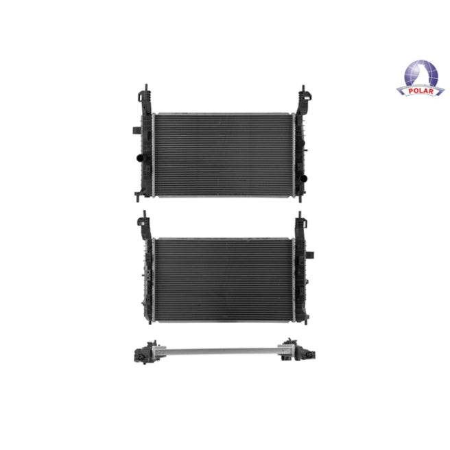 Radiador Cv Meriva 04-08 L4 1.8 Lts C/Aa Std 24X14X26Mm Alum Sold Polar