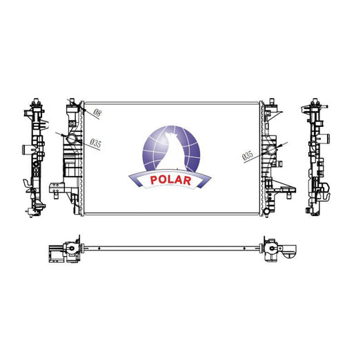 Radiador Volt Manual 2016-2019 Polar